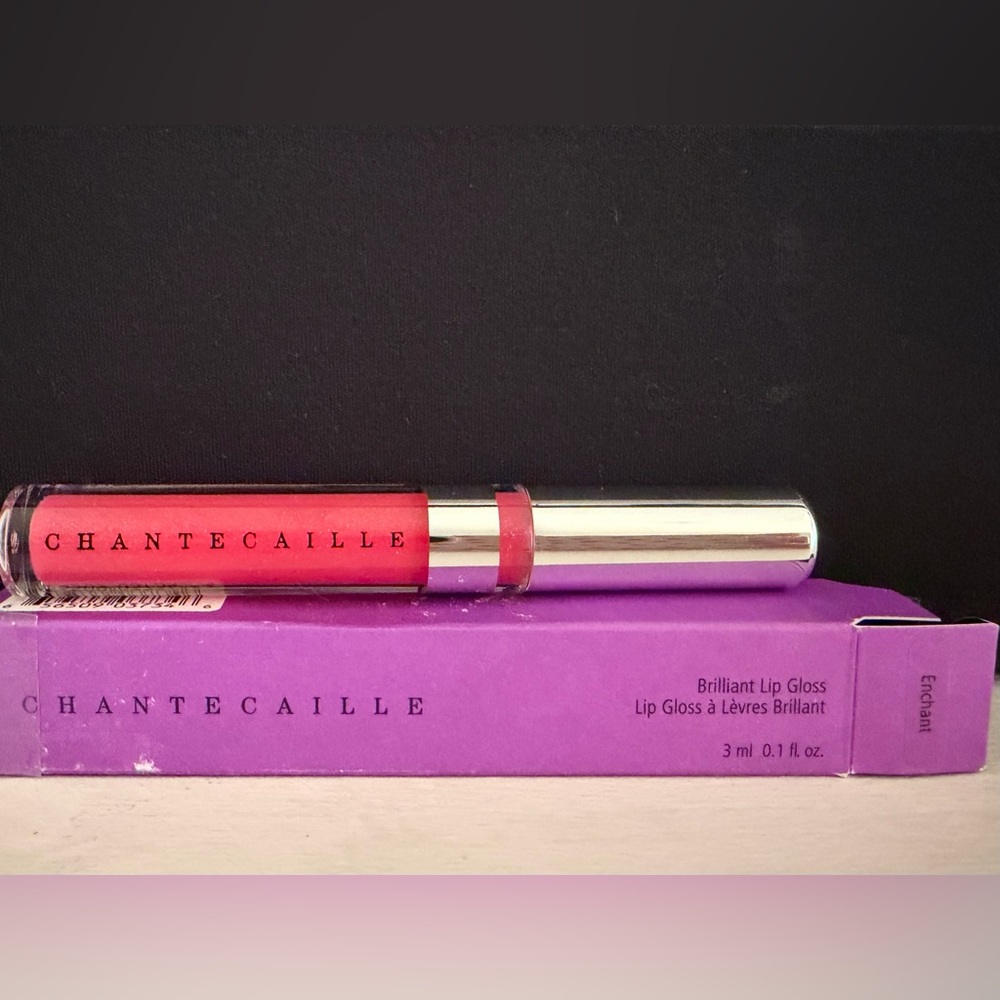 NWT/Chantecaille Shimmer Lip Gloss in Enchant a sheer fuchsia shade - Picture 3 of 3